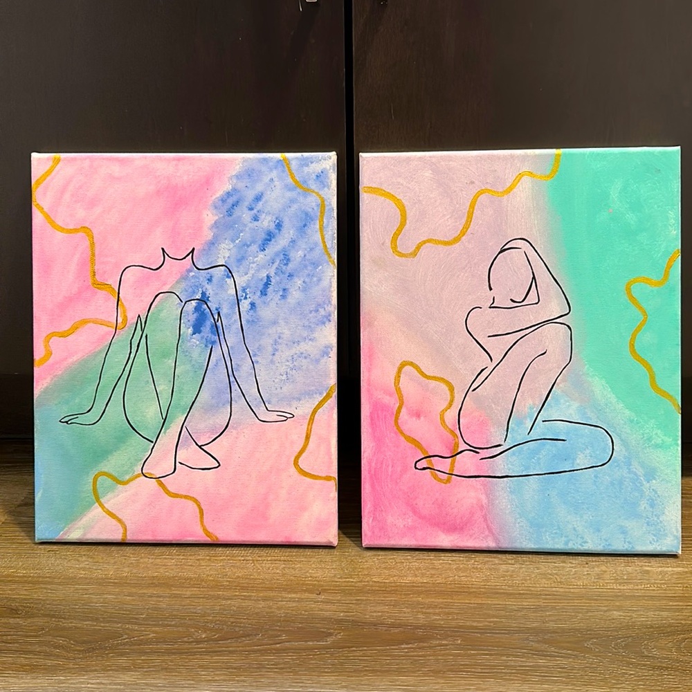 Hand Painted Acrylic Artwork 🖼️ 🎨🖌️